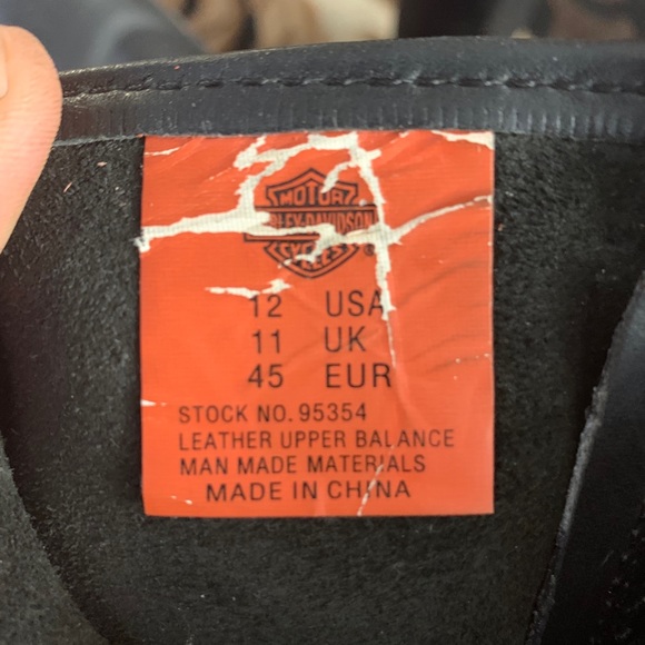 Harley Davidson boots size 12 main image 5